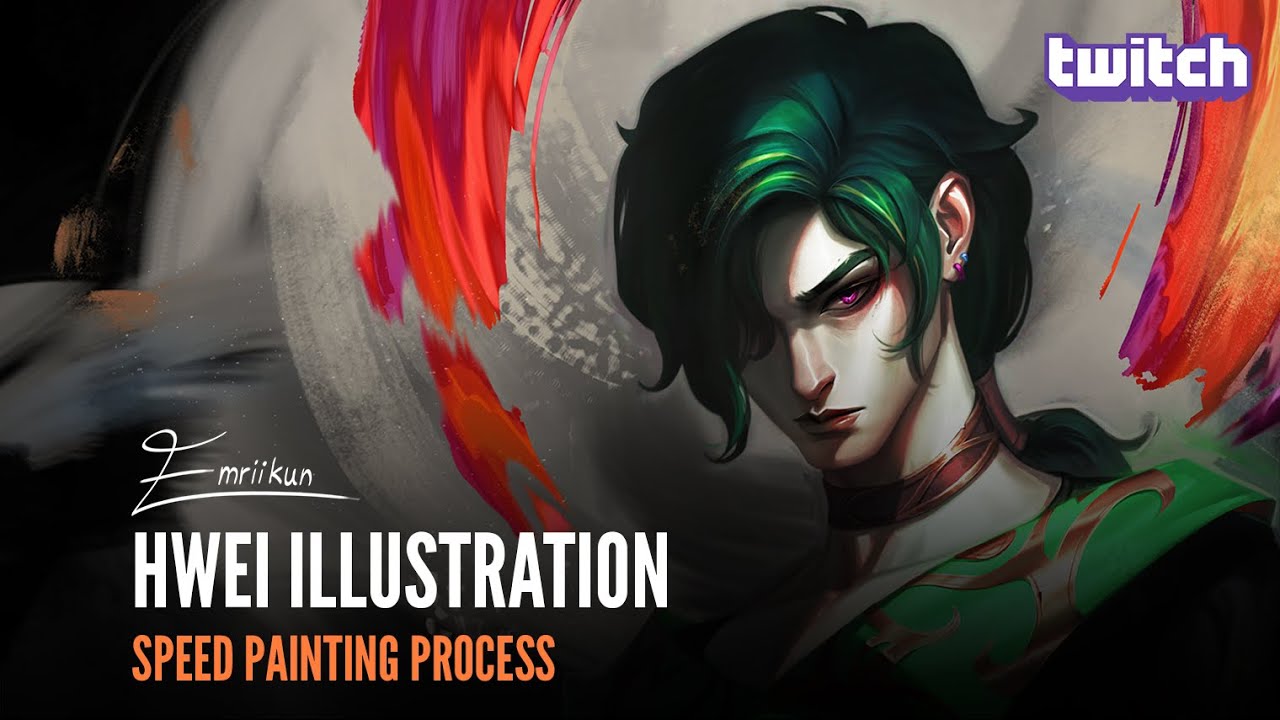 [Stream] Hwei Illustration - League of Legends - Speedpaint