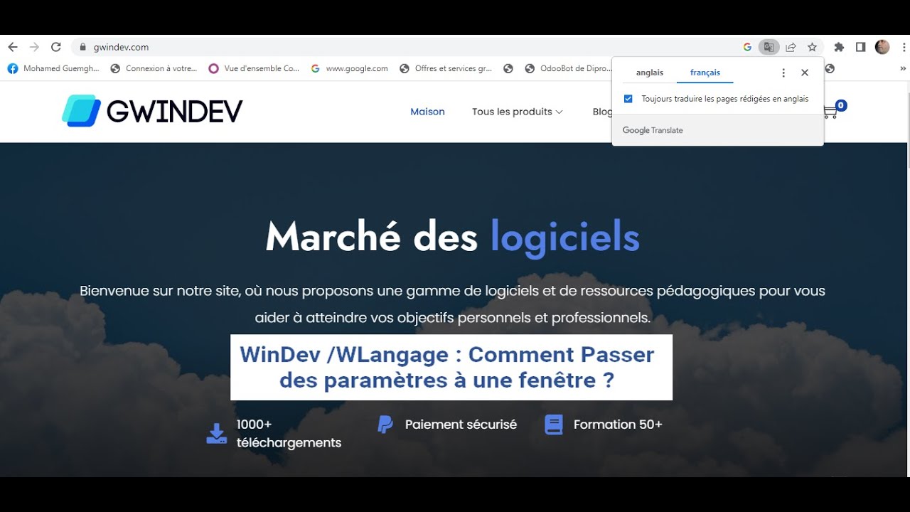 WinDev /WLangage : Comment Passer des param&egrave;tres &agrave; une fen&ecirc;tre ?