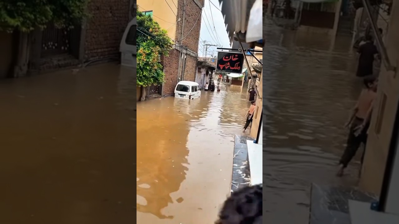 🚨😨 Massive Flood Leaves Everything Underwater!#flood#flooddisaster#shorts