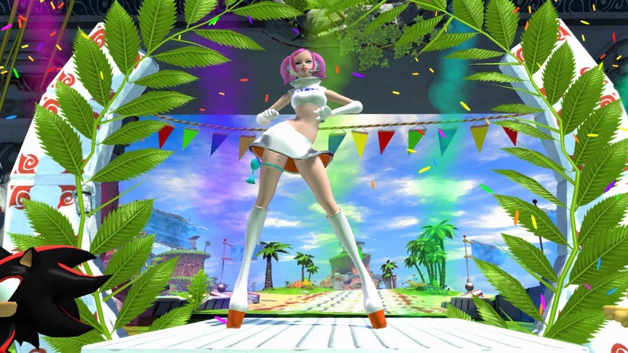 Sonic & SEGA All-Stars Racing - Ulala Race Gameplay HD