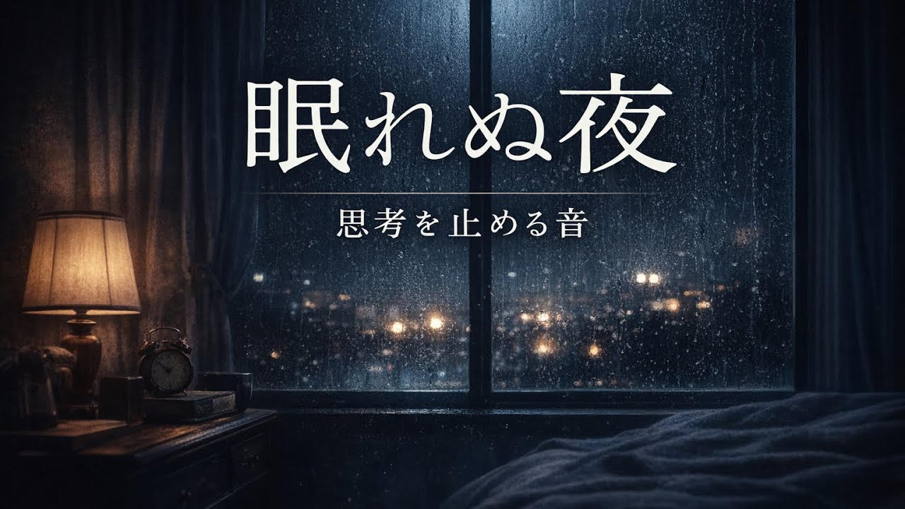 夜が静かに終わっていく音