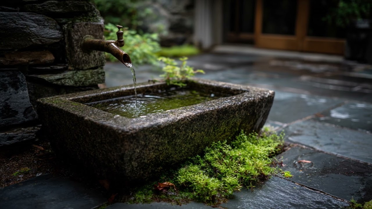 Quiet Earth Tones in a Small Garden Space