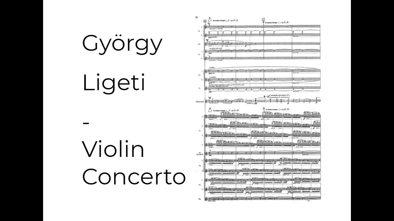 György Ligeti - Violin Concerto (Full Score)