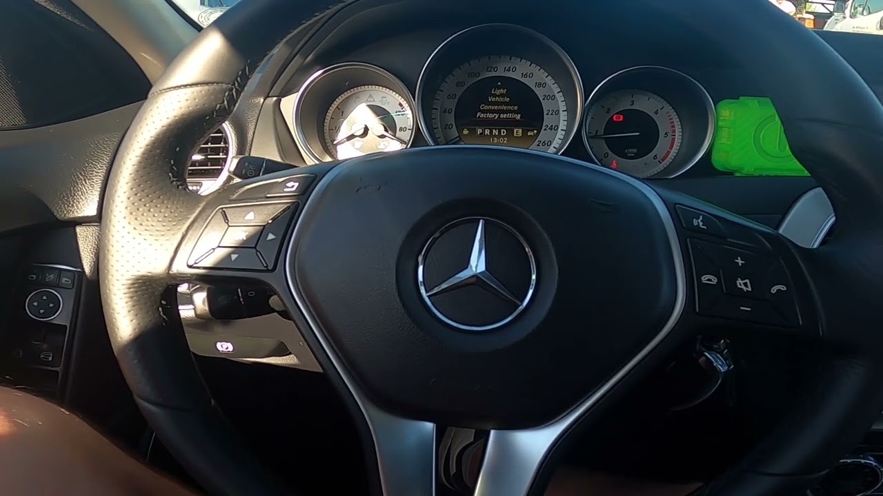 How to Change Driving Mode in Mercedes Benz W204 C220 ( 2006 - 2014 )