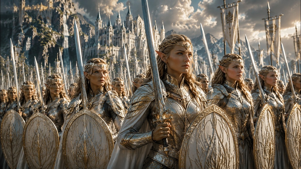 🔥 The Last Defense of Middle-earth | 2,300,000 Mordor Warriors vs 2,500,000 Elven Empire
