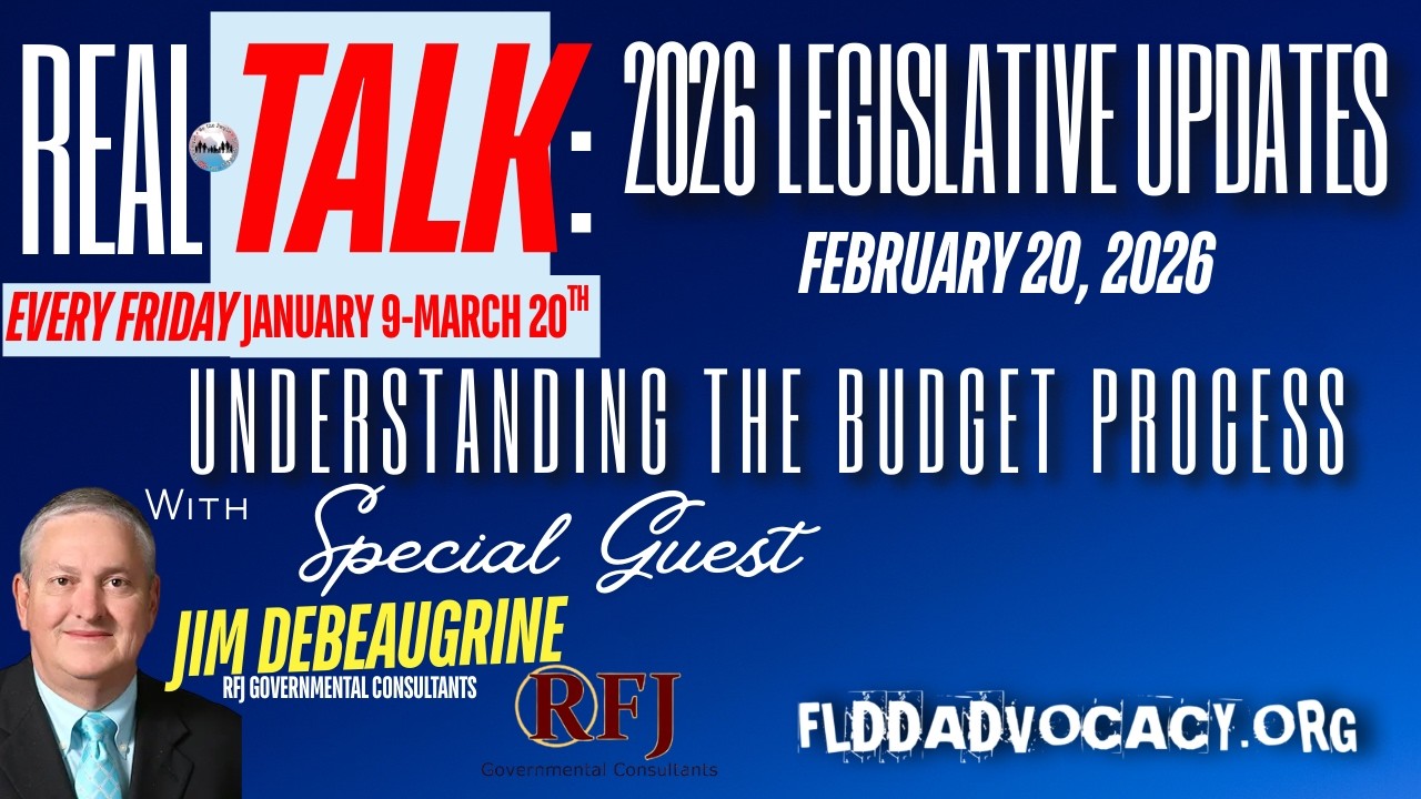 REAL Talk | Week 6: Understanding the Florida Disability Budget