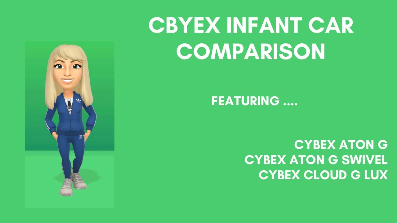 Сравнение установки CYBEX Aton G, Aton G Swivel и Cloud G Lux