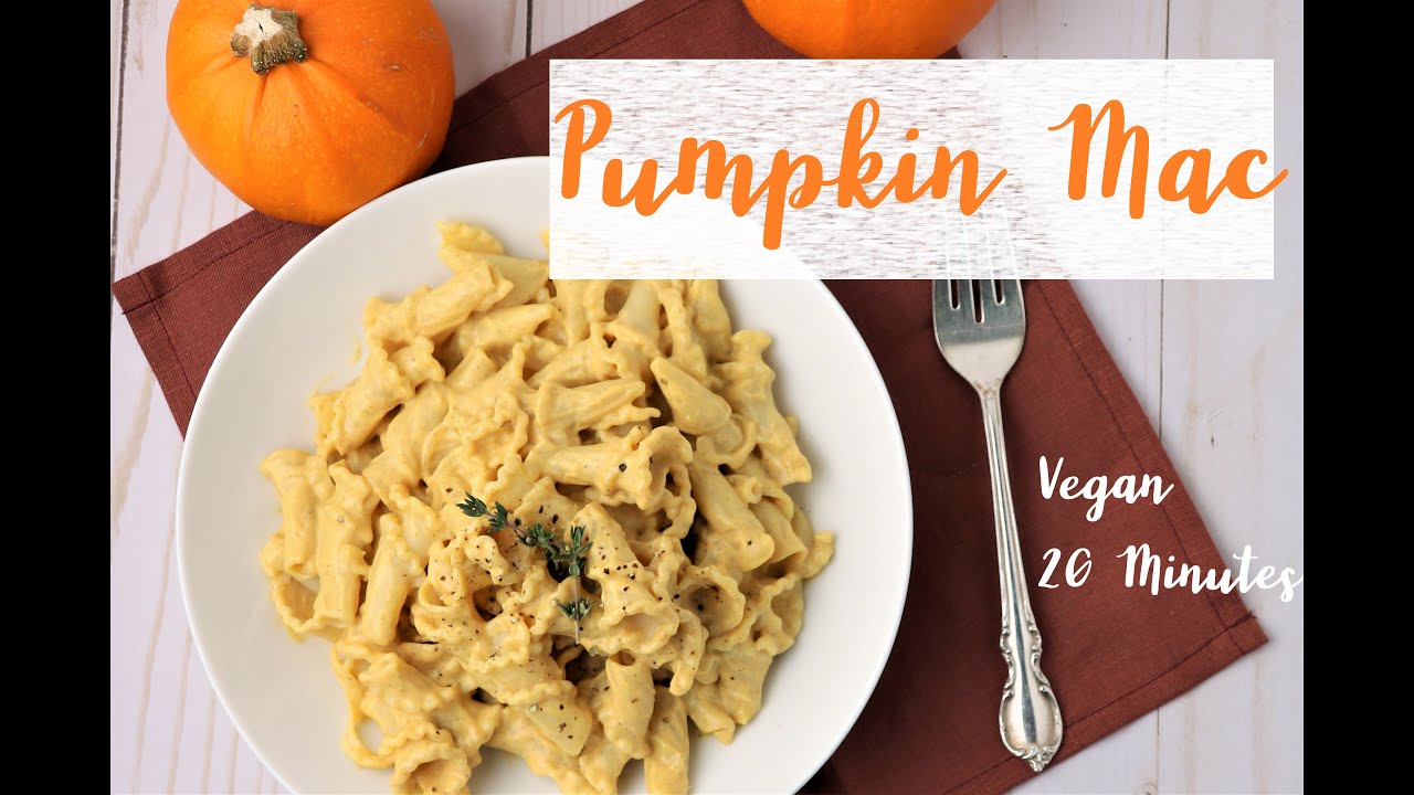 Vegan Pumpkin Mac & Cheese - Ready in 20 Minutes!