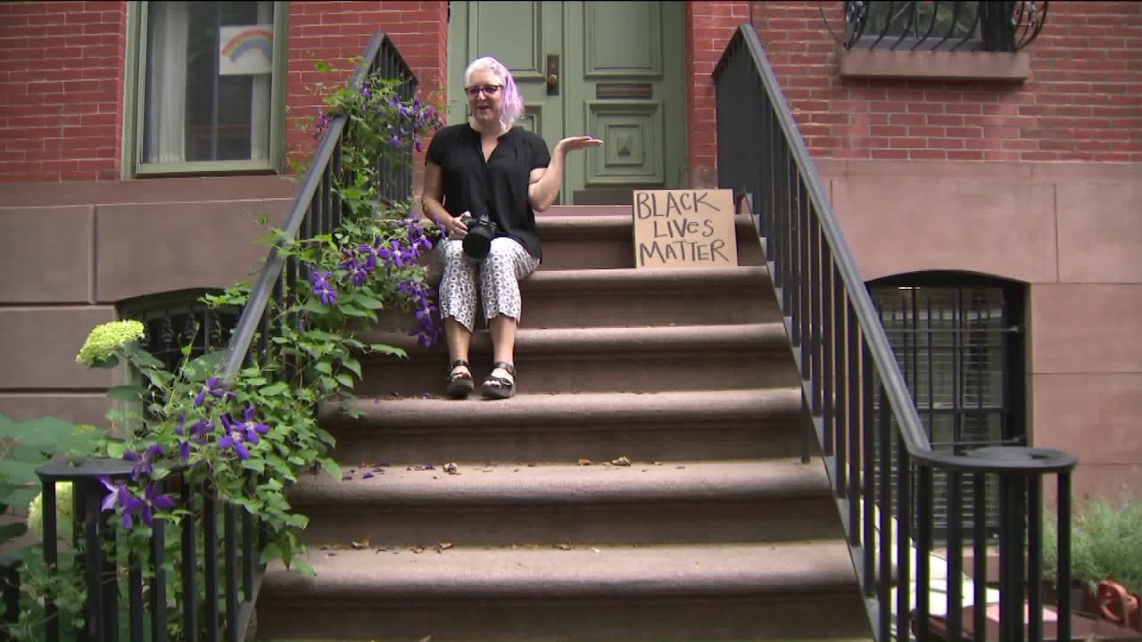 Neighbors share stories and photographs from NYC stoops