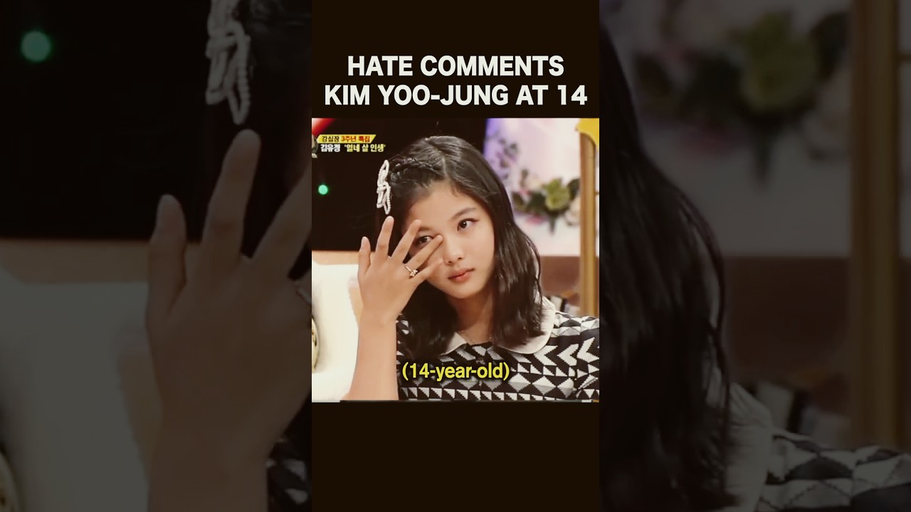 Kim Yoo-jung faced hate comments at 14 🤬