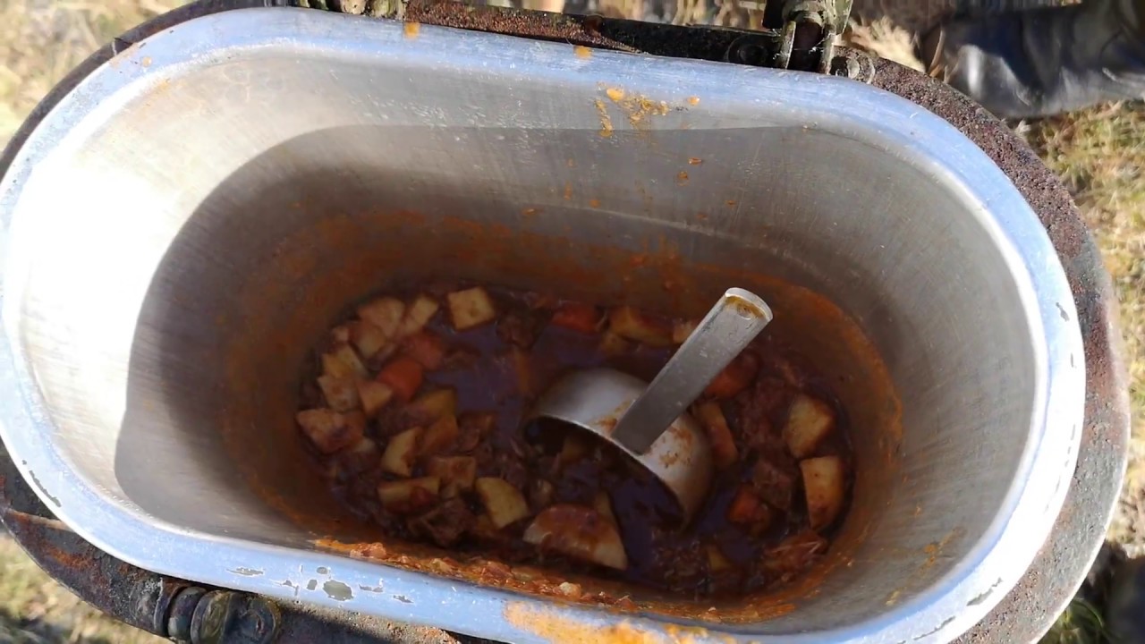 WWII Reenactment Cooking - Gulasch Part 2.