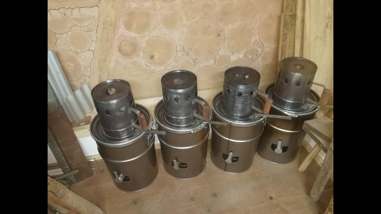 3 Stunden autark Kochen / Luxus Holzvergaseröfen
