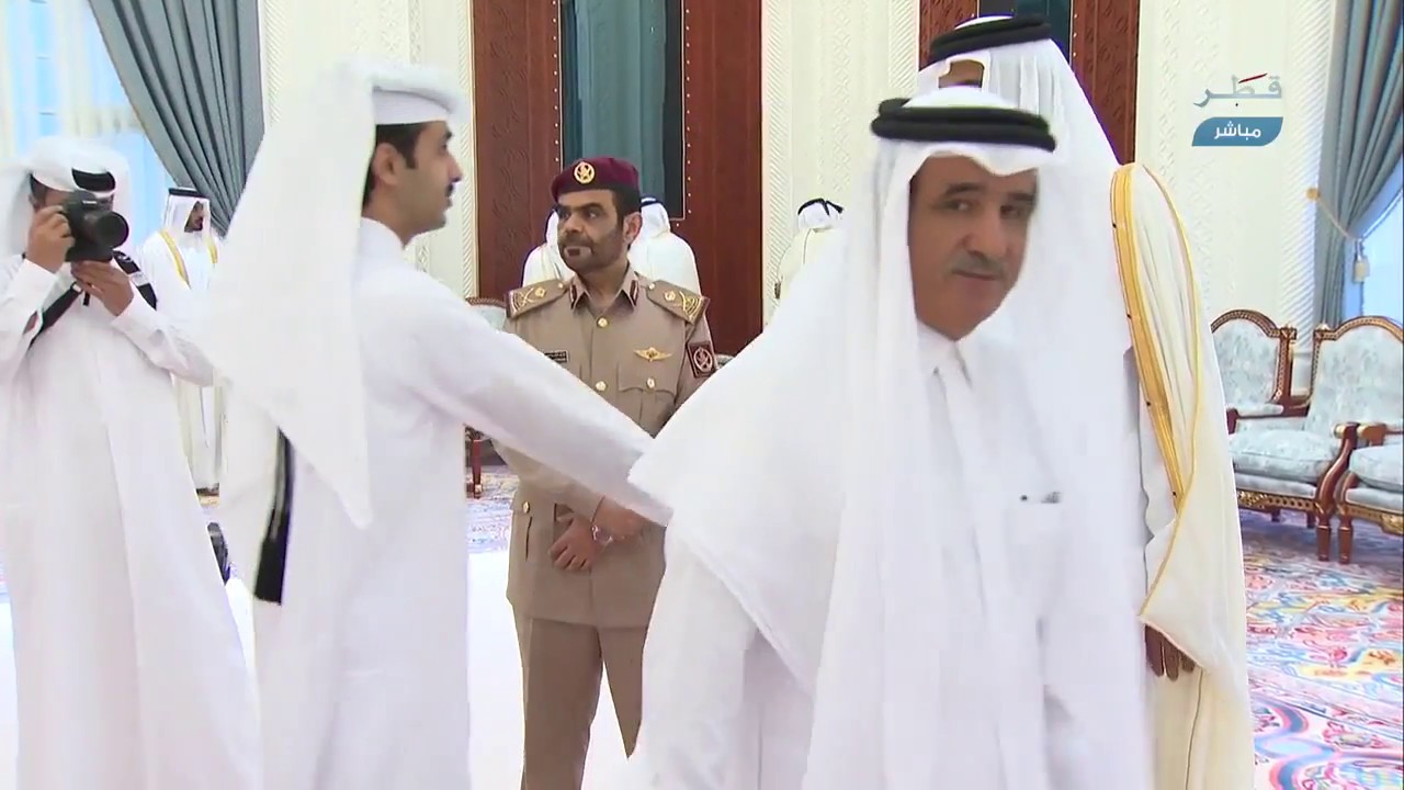 حضرة صاحب السمو الشيخ تميم بن حمد آل ثاني أمير البلاد المفدى يستقبل المهنئين بعيد الأضحى المبارك