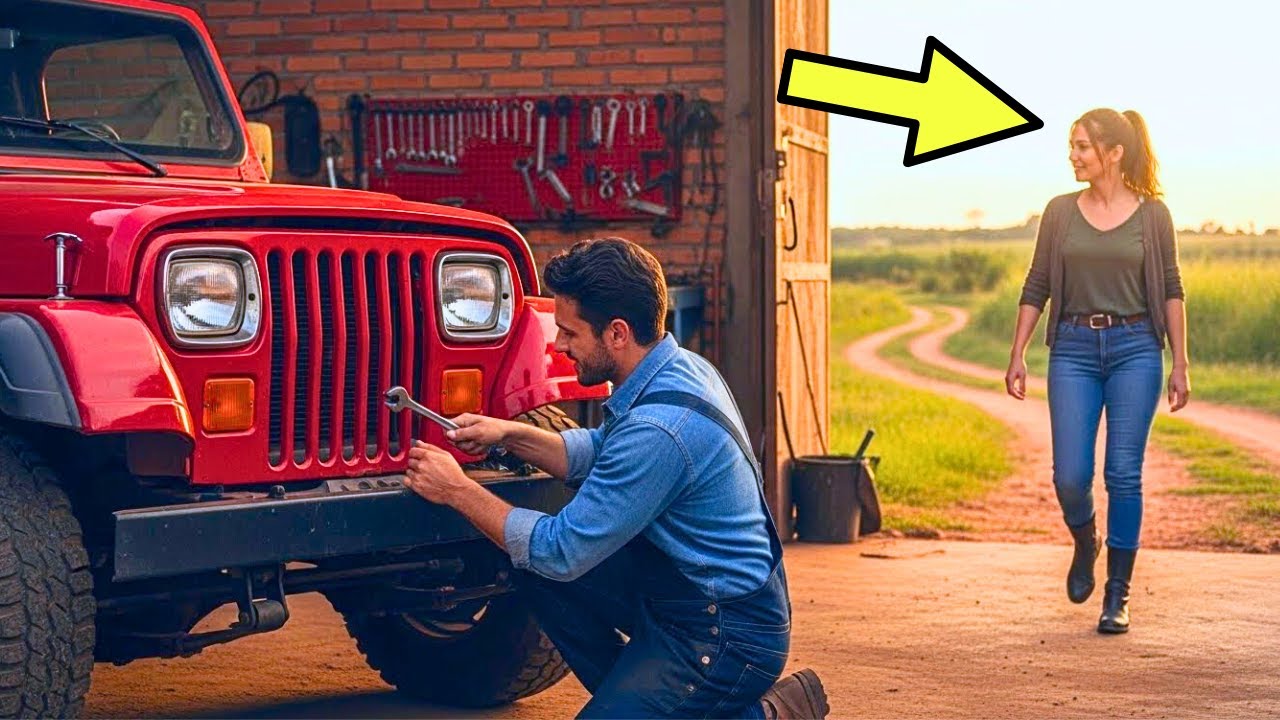Mecanicul umil a crezut că era doar un jeep stricat – Fără să știe că proprietara era milionara a…