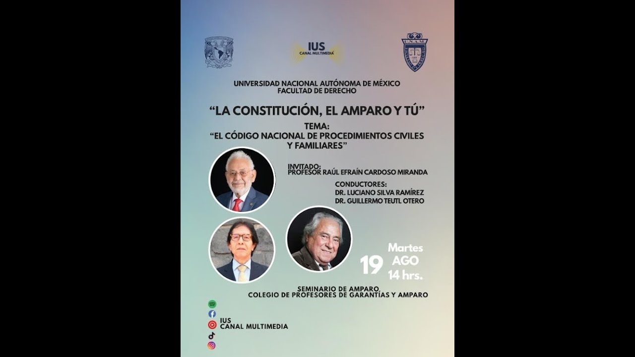 La Constitución ElAmparo Y Tú. - Combate a la delincuencia organizada y Derechos Humanos.