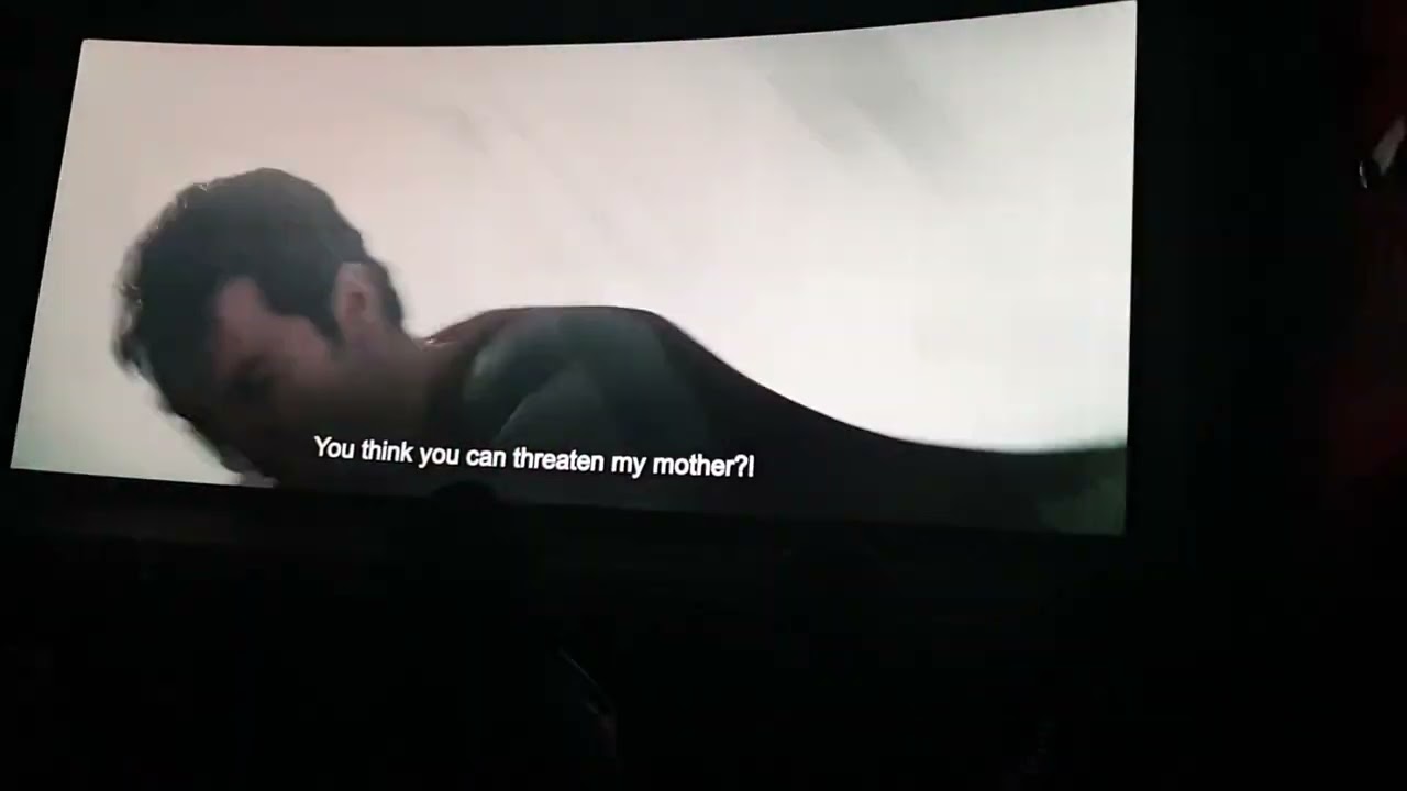 YOU THINK U CAN THREATEN MY MOTHER ?AUDIENCE REACTION #MANOFSTEEL #dc #henrycavill #superman #flash
