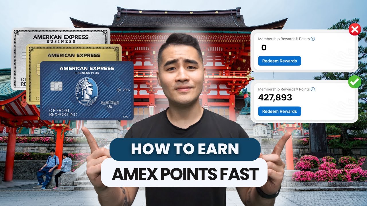 6 Simple Strategies to Max Out Amex Points in No Time | How To Earn AMEX points as fast as possible
