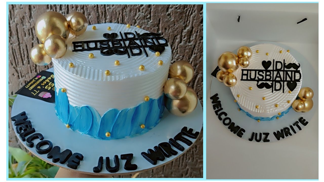 husband birthday cake🎂man birthday cake design/dad birthday cake#husbandcake#dadcake#youtubevideo#yt