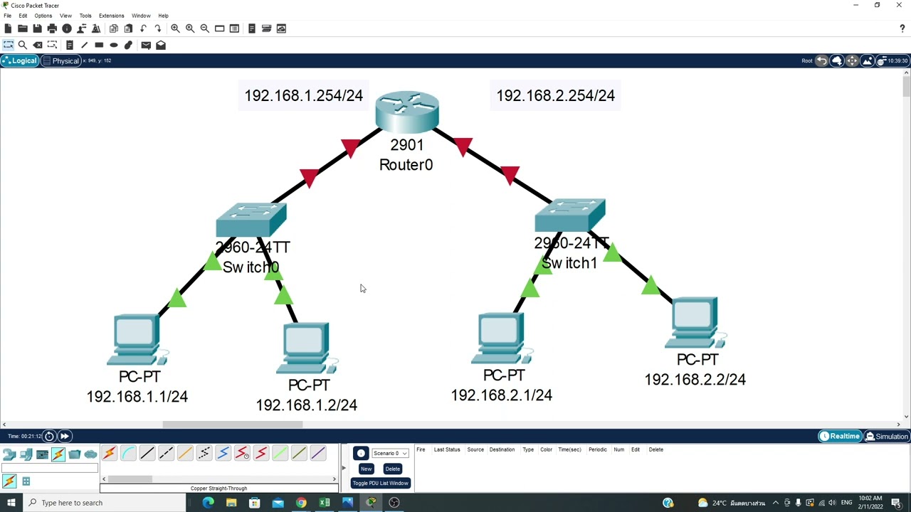 Basic Config Router Packet tracer