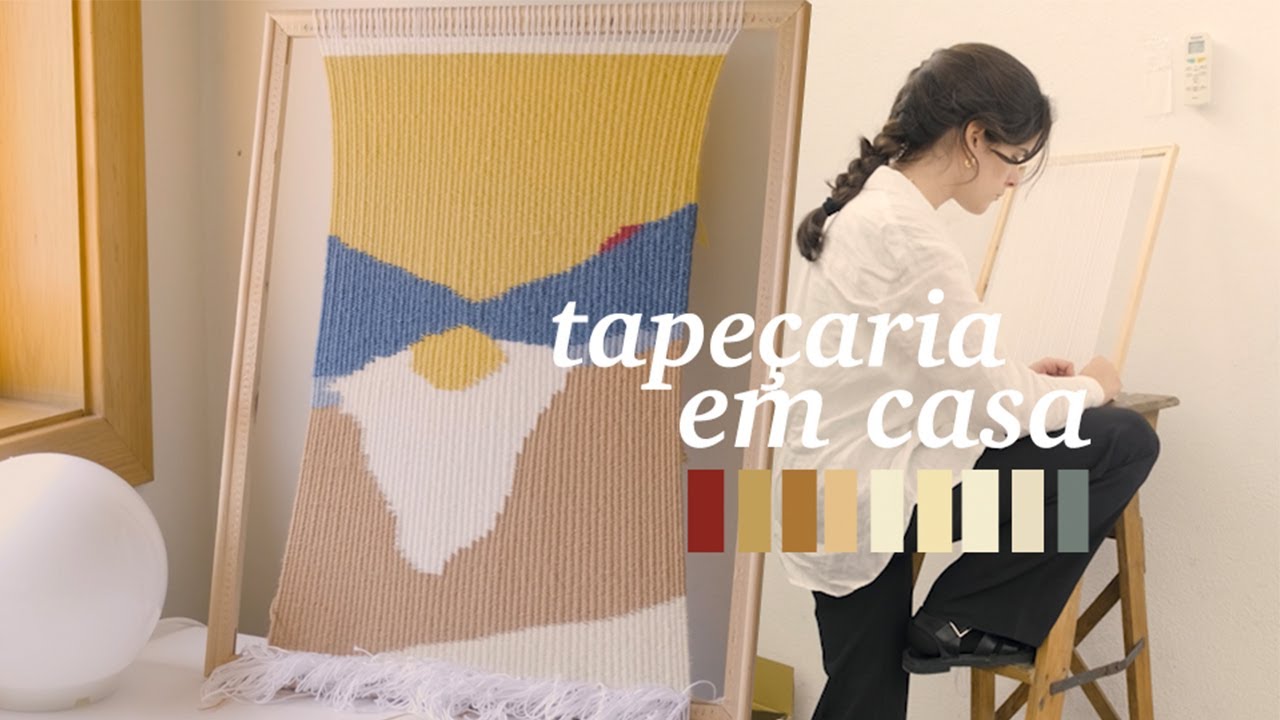 fazer uma tapeçaria em casa | técnica simples