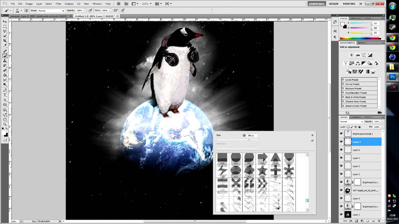PretendPenguin logo speedart