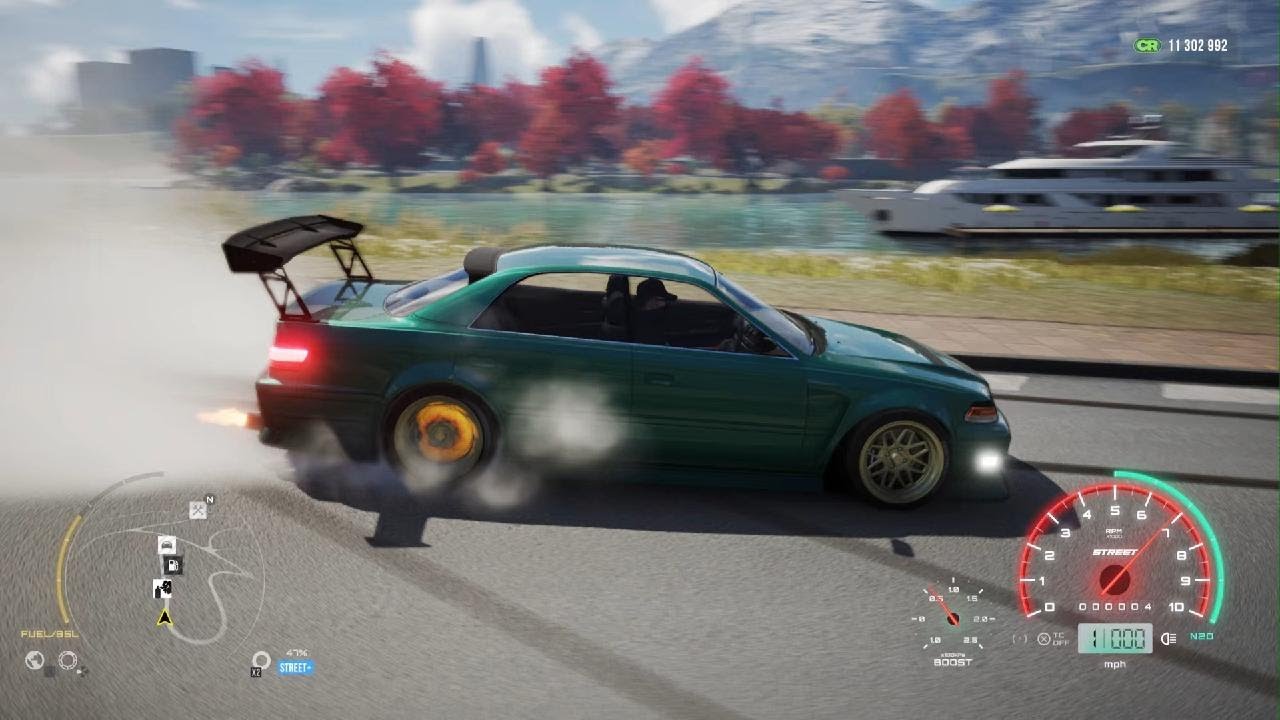 CarX Street PS5 Realistic Tires Physics Graphics/Details Smoke Stays In Air