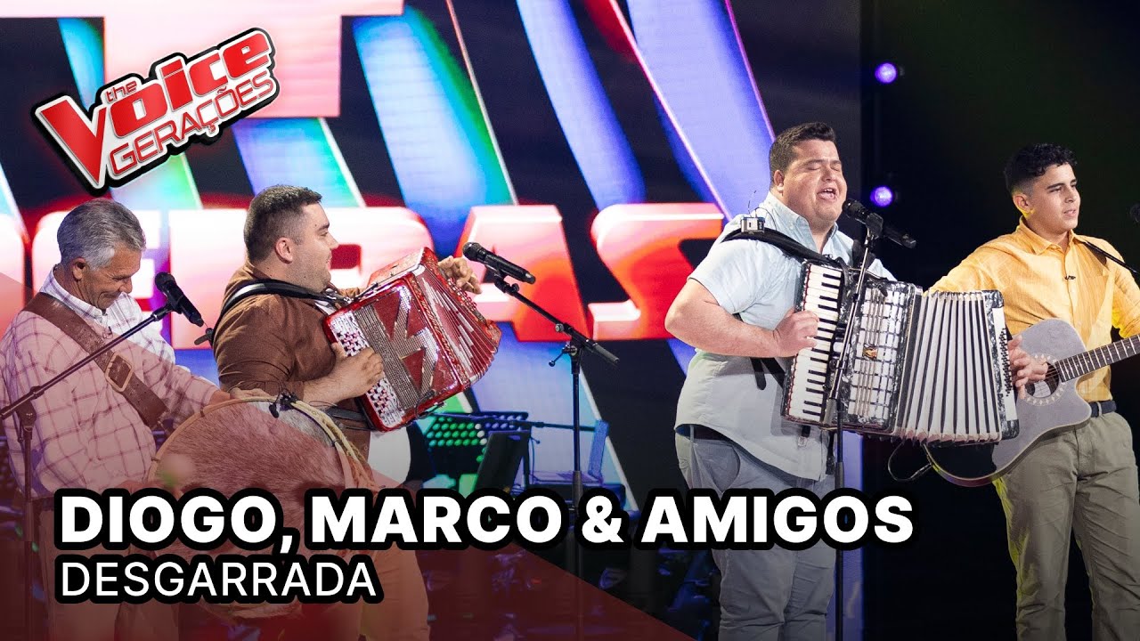 Diogo, Marco & Amigos - Desgarrada | Provas Cegas | The Voice Gerações 2025