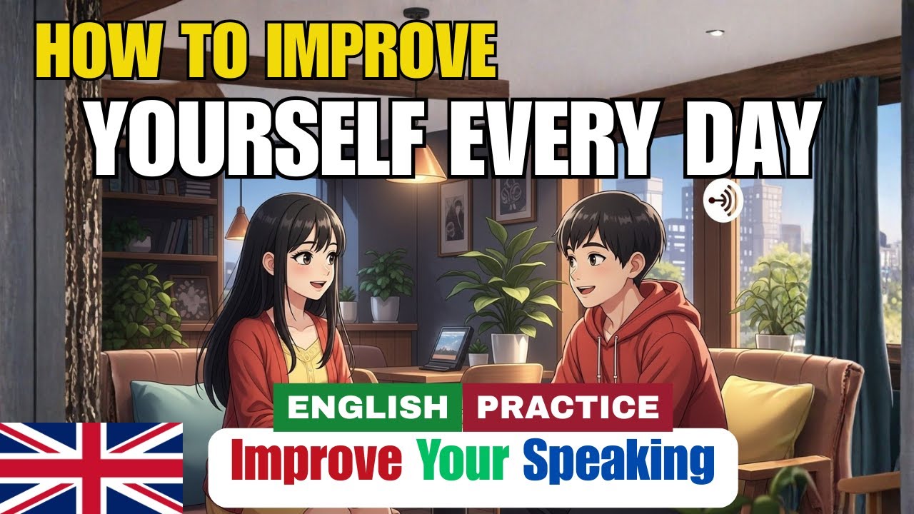 HOW TO IMPROVE YOURSELF EVERY DAY | Daily English Talk | English Conversation
