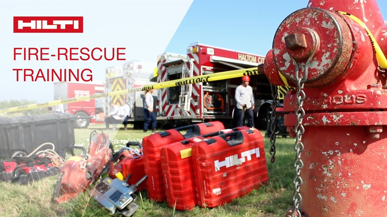 HILTI helping firefighters train for urban search and rescue