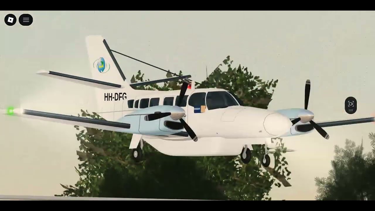 Reims-Cessna F406 Caravan Landing at Les Cayes airport in haiti