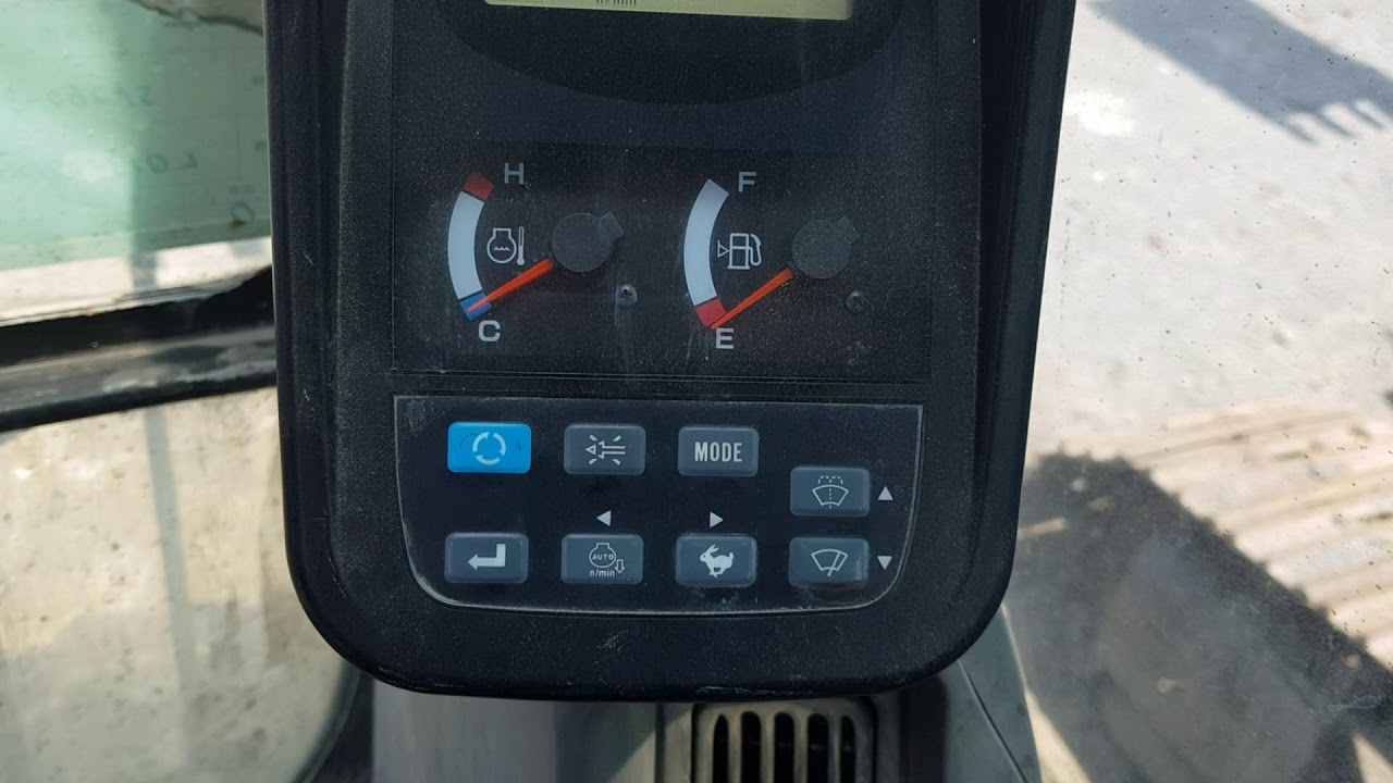 Hướng dẫn cài lại màn hình Kobelco sau khi bảo dưỡng