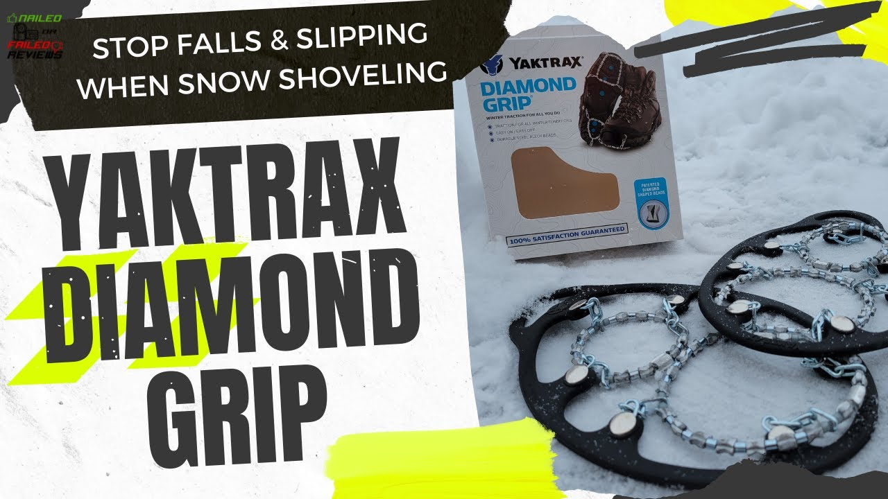 YakTrax Diamond Grip Review - The Best Way To Prevent Slips & Falls on Ice