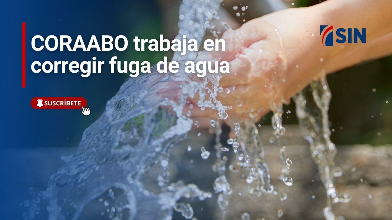 CORAABO trabaja en corregir fuga de agua