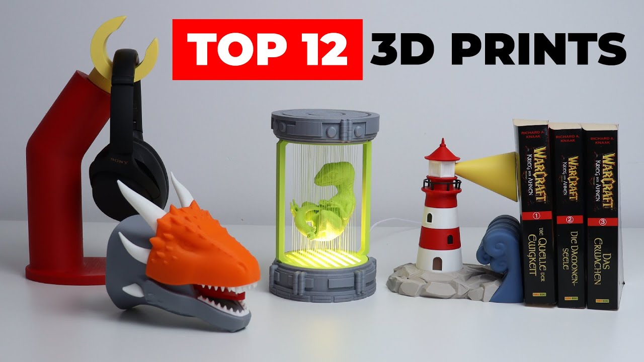 12 COOL 3D Prints YOU MUST SEE | BEST 3D Printing Ideas