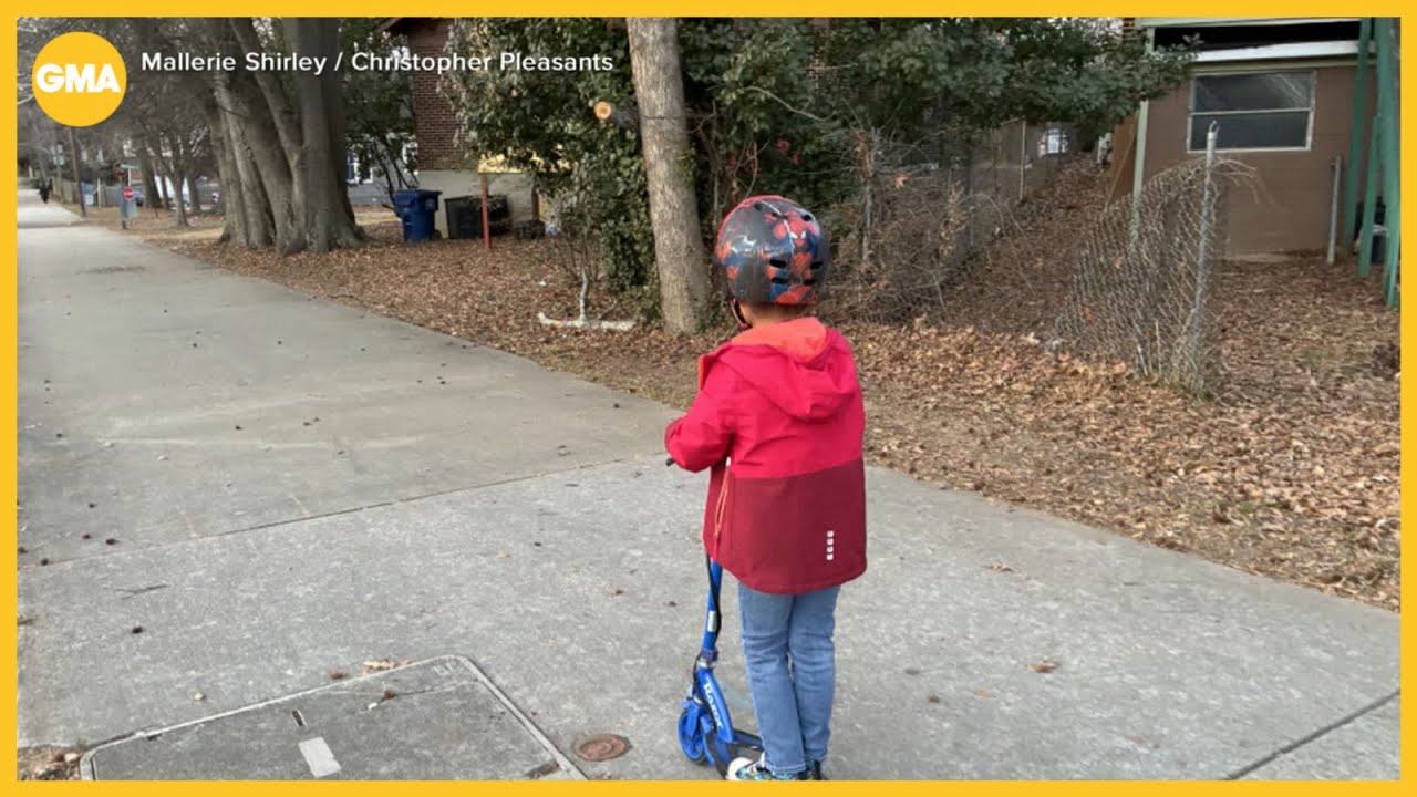 Child welfare visits parents after letting 6-year-old ride scooter to playground