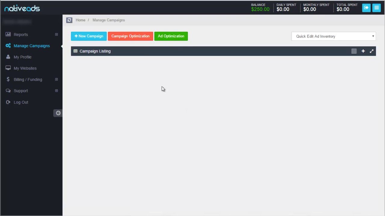 Native Ads Campaign Creation Part 3 Optimization, Billing, Funding