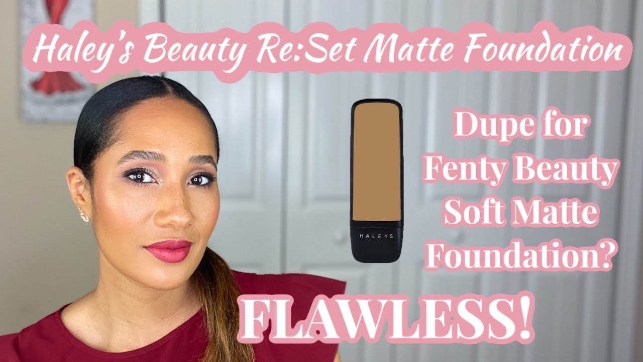 Haley&rsquo;s Beauty Re:Set Liquid Matte Foundation Review | Shade 6.65 Neutral | Medium to Deep Skin