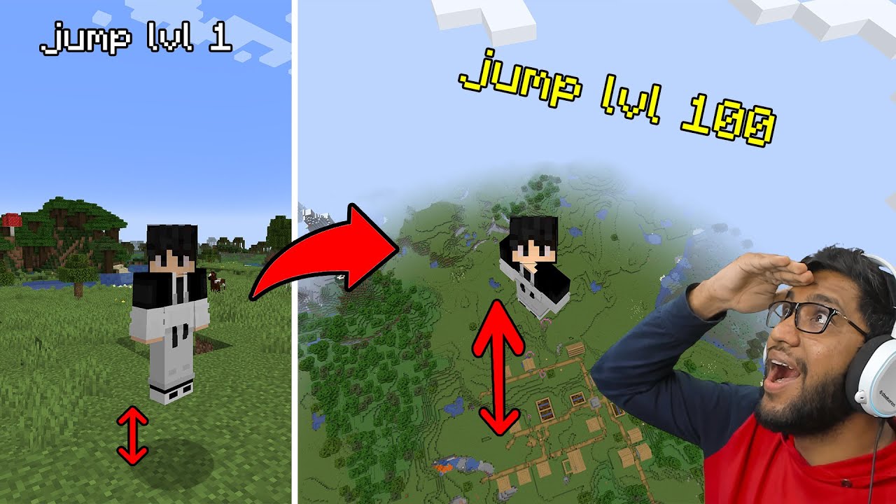 Minecraft But Jump Level Increases !