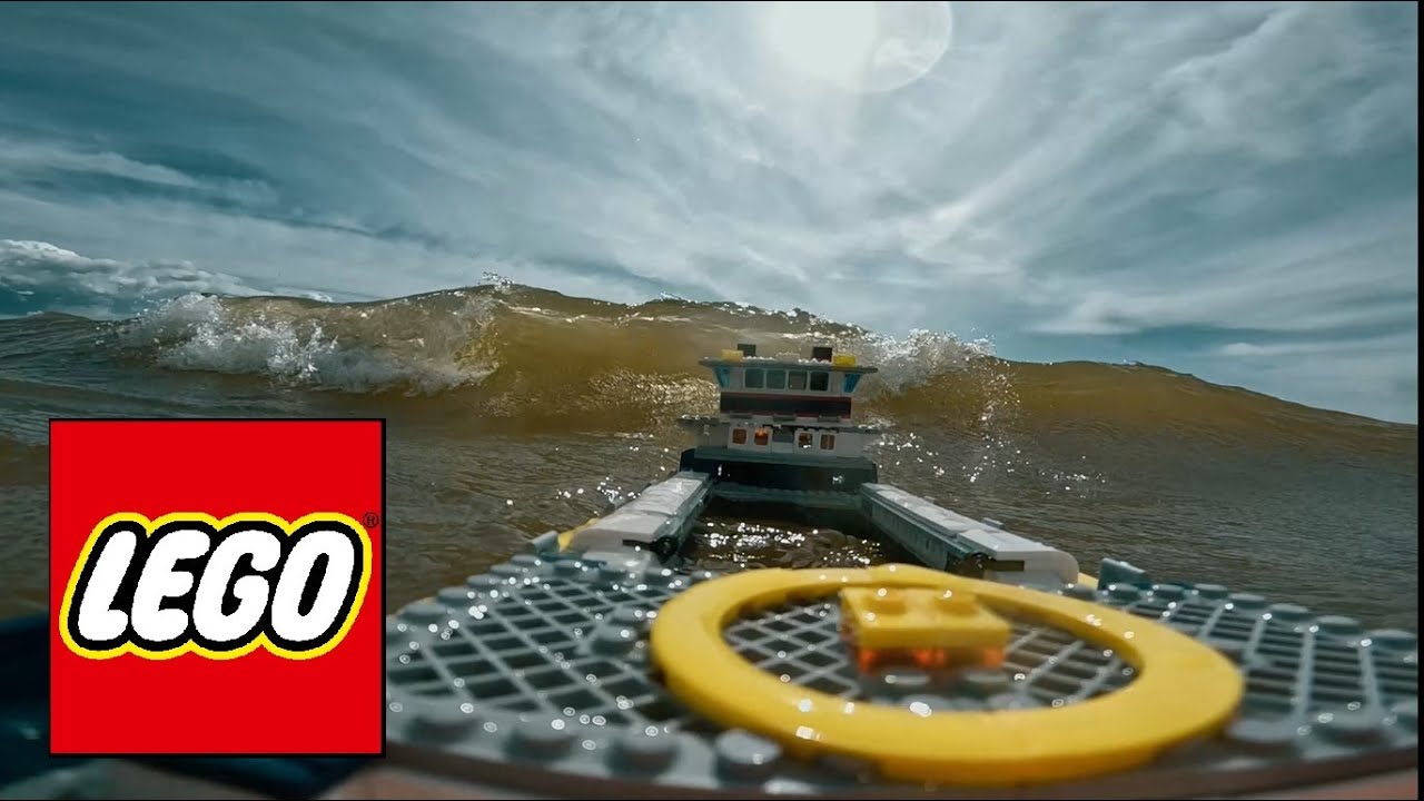 LEGO ship at sea 2 🌊