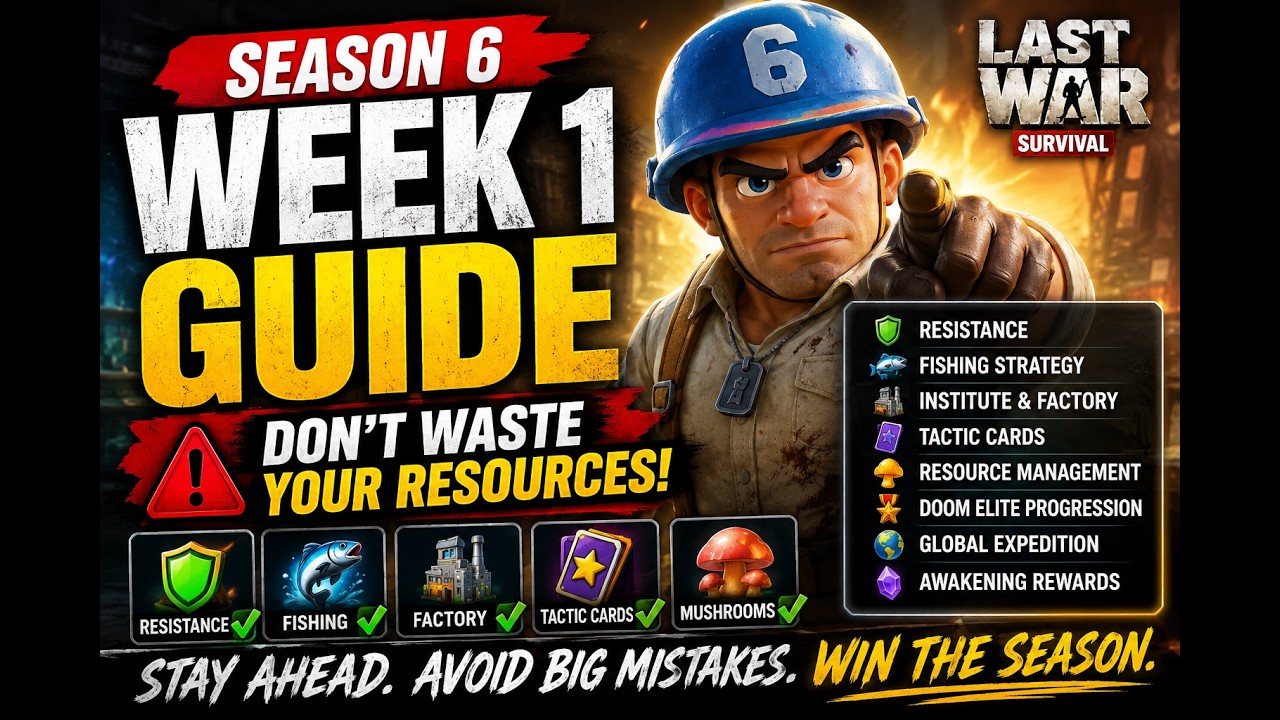 ​Don't Waste Your Resources! Season 6 Week 1 Guide