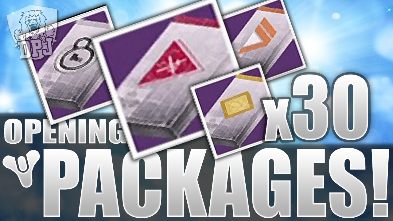 Destiny: Massive Package opening! 30 Packages - Factions, Sterling Treasure, Cryptarch & More!