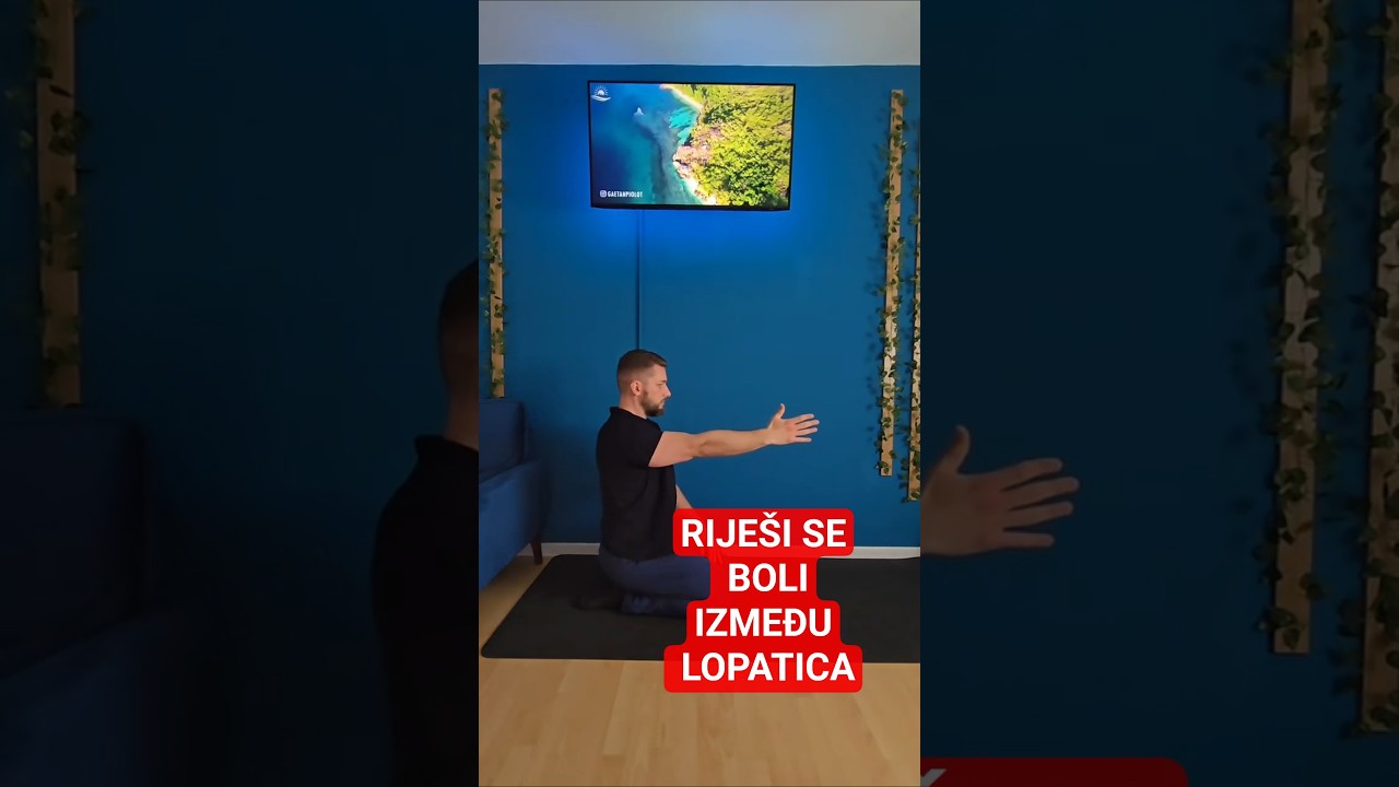 🔥 RIJE&Scaron;I SE BOLI IZMEĐU LOPATICA #fizioterapeut #bolovi #rehabilitacija #lopatice
