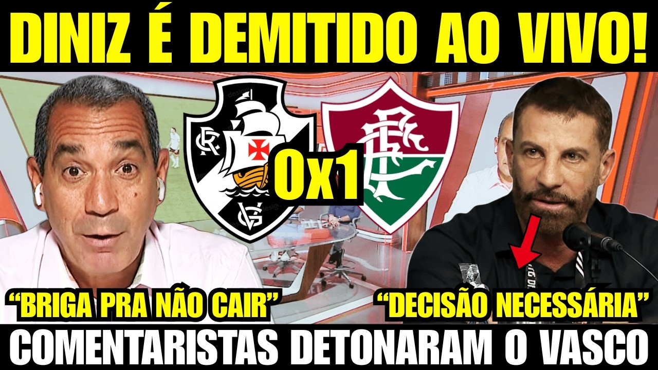 “O VASCO BRIGA PRA NÃO CAIR!” ANÁLISE PESADA APÓS DERROTA PRO RIVAL! VASCO 0X1 FLUMINENSE