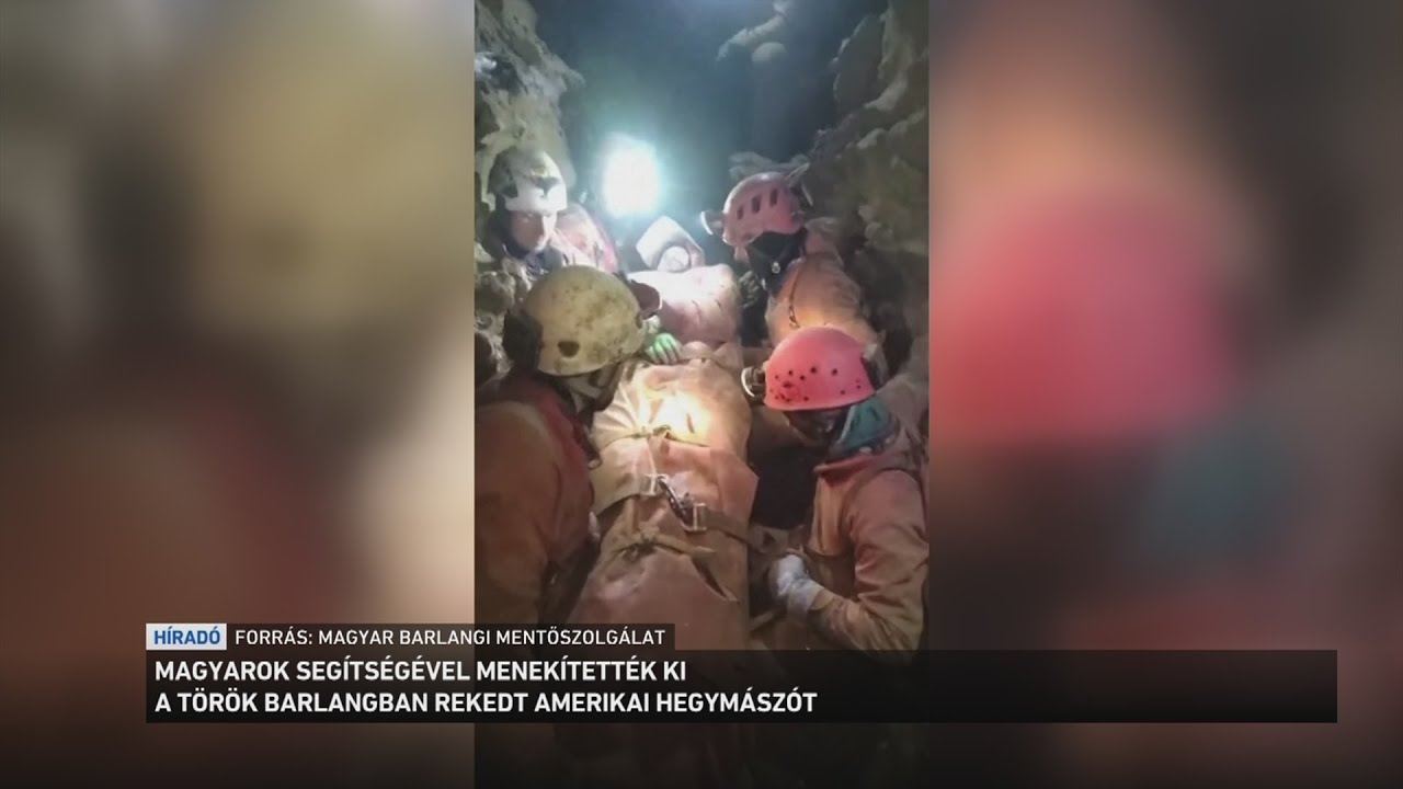 Magyarok segítségével mentették ki a török barlangban rekedt amerikai hegymászót