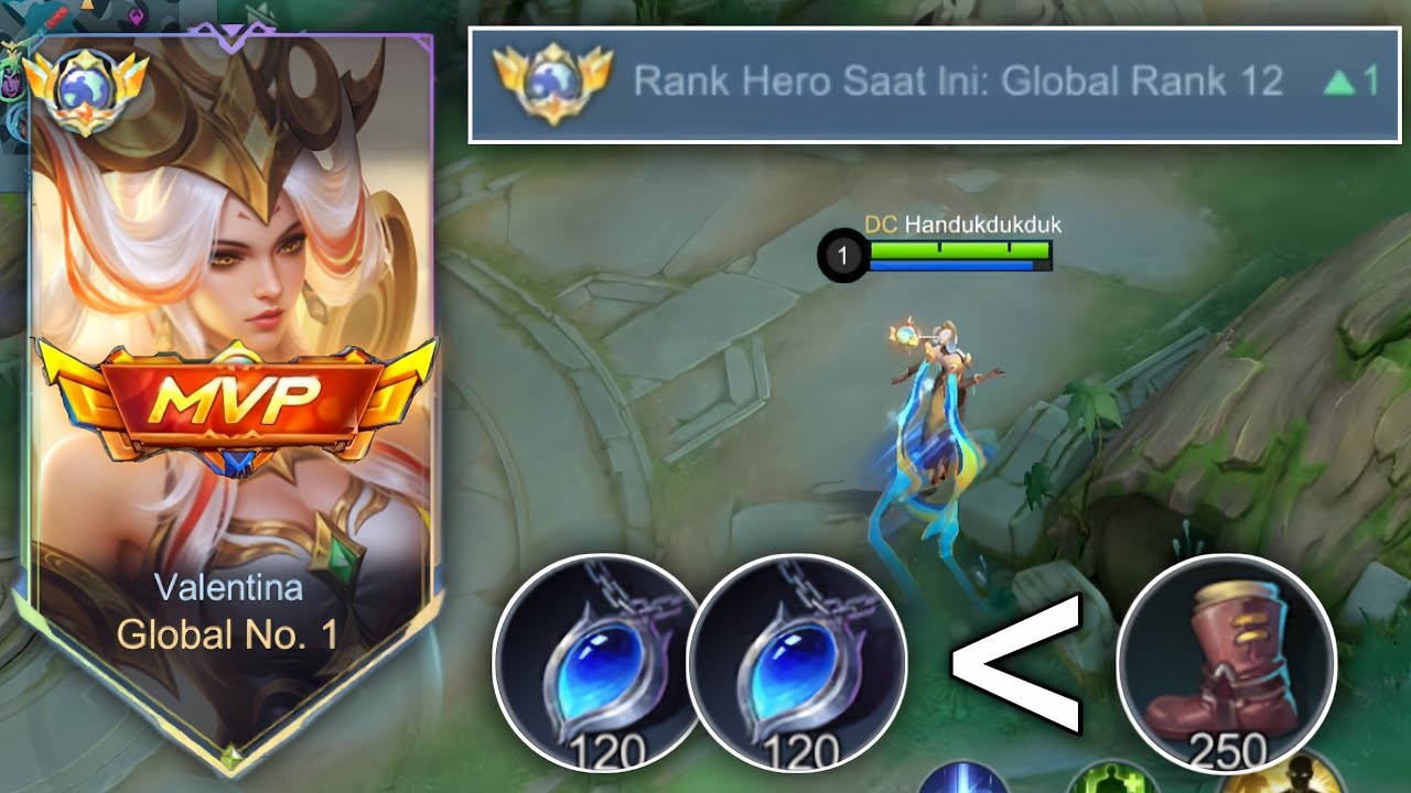 VALENTINA BUILD EARLY GAME!! TRIK BIAR CEPAT JADI GLOWING WAND DAN BISA JOIN WAR!! - MOBILE LEGENDS