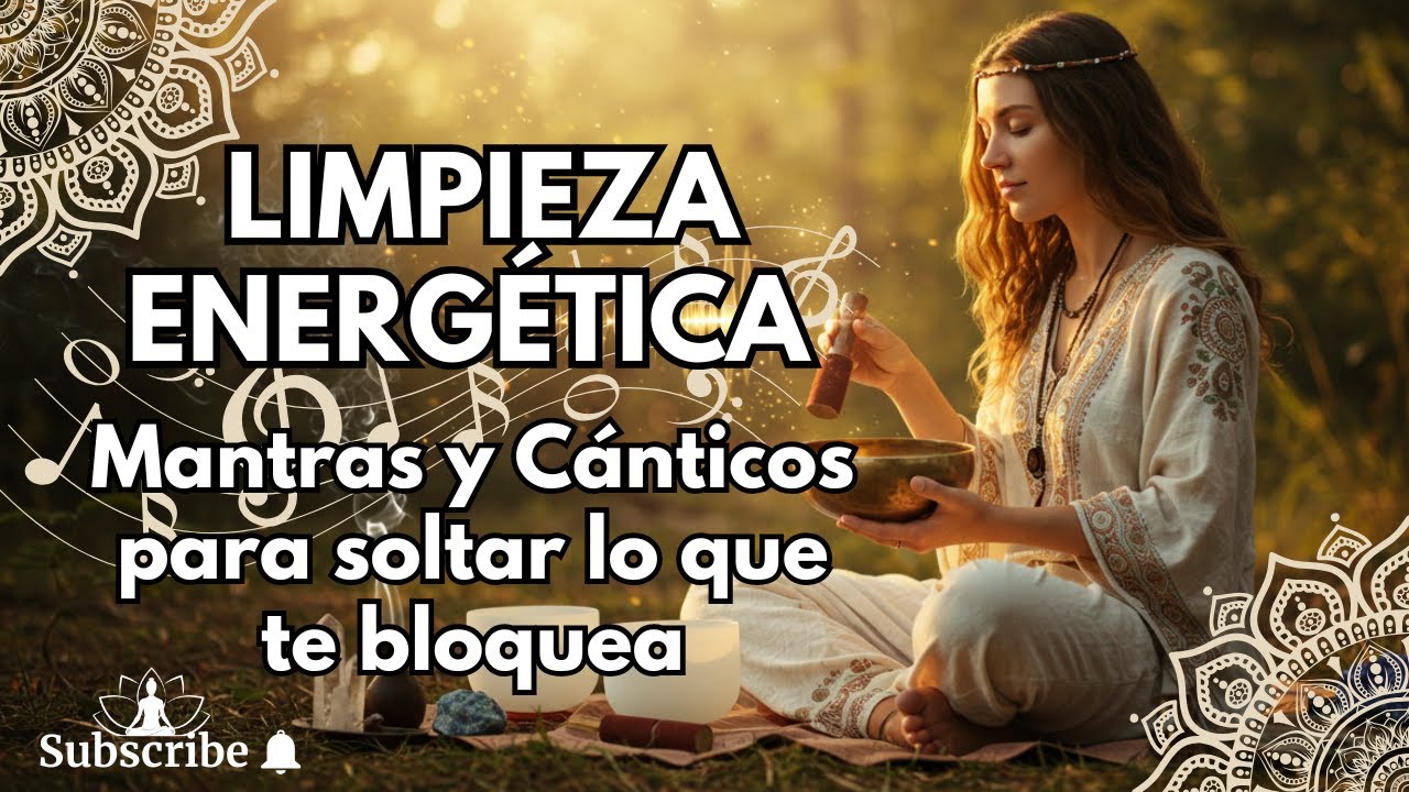 LIMPIEZA ENERGETICA Mantras  y canticos de Elevaci&oacute;n Espiritual. Elimina Energ&iacute;a Negativa y Bloqueos