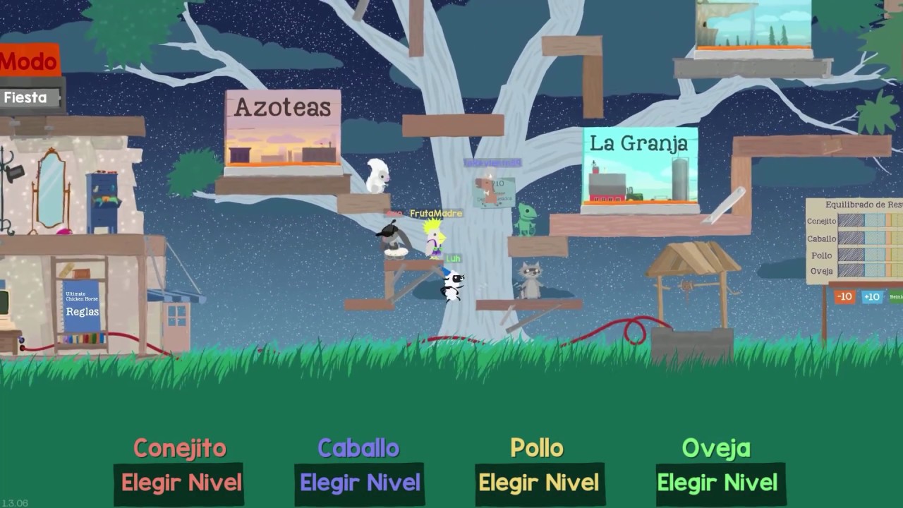 NUEVAS TRAMPAS | C/ Gona, Luh Y Exo| Ultimate chicken horse | SARINHA