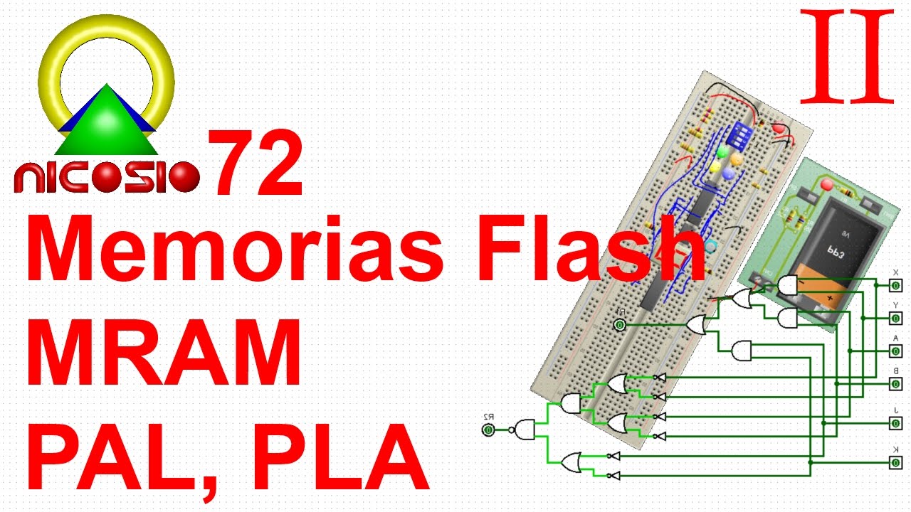 Circuitos digitales 72 --- Memoria Flash, MRAM, PAL, PLA