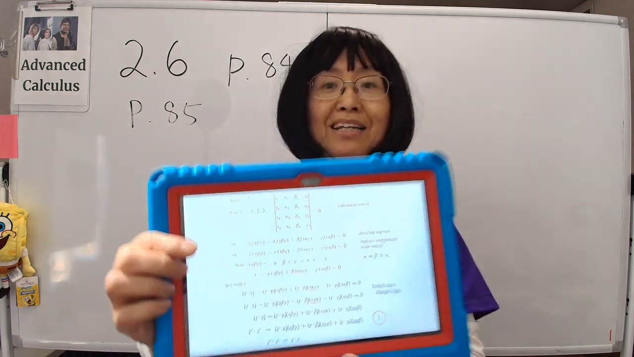 C Advanced Calculus Chapter 2.6 Invariants in translation and rotation