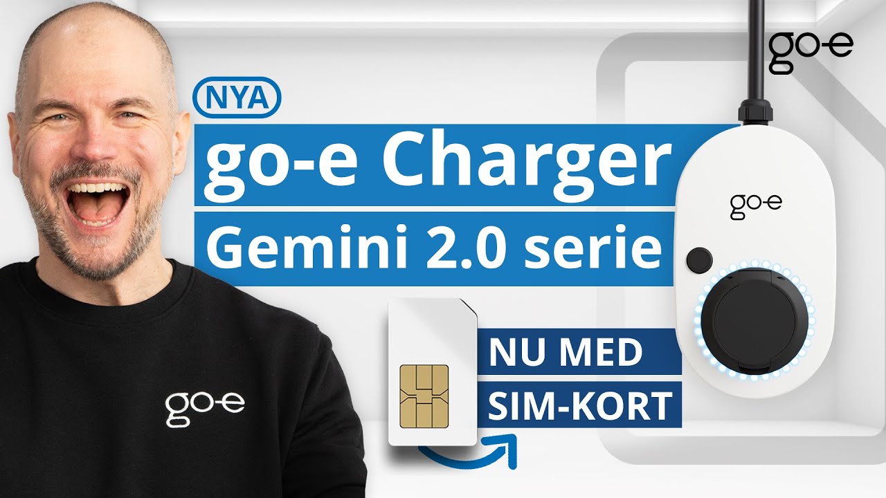 Laddbox med SIM-kort: go-e Charger Gemini flex 2.0 med 4G 🚗⚡